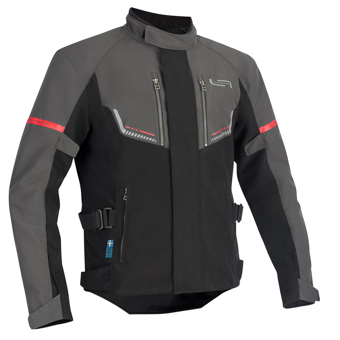 Lindstrands Textile Jacket Lomsen Grey/Black