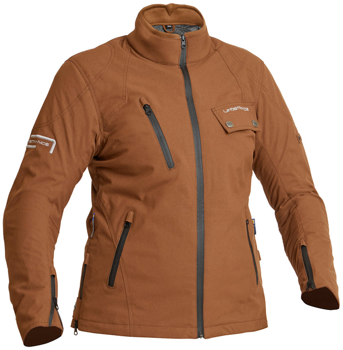 Lindstrands Textile Jacket Kvien Woman Brown