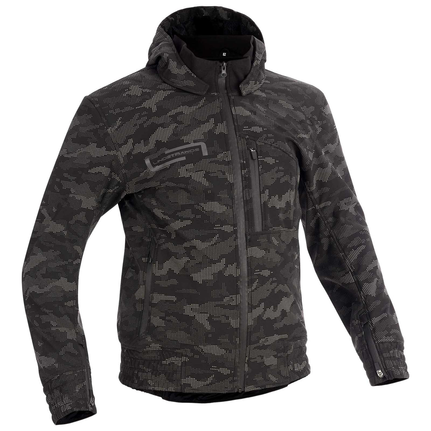 Lindstrands Textile jacket Frisen Black/reflecting pattern