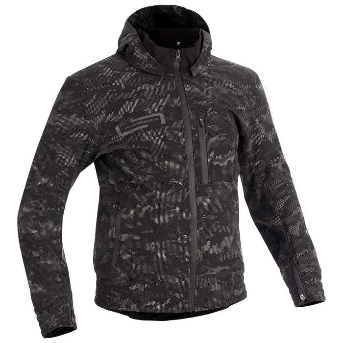 Lindstrands Textile jacket Frisen Black/reflecting pattern