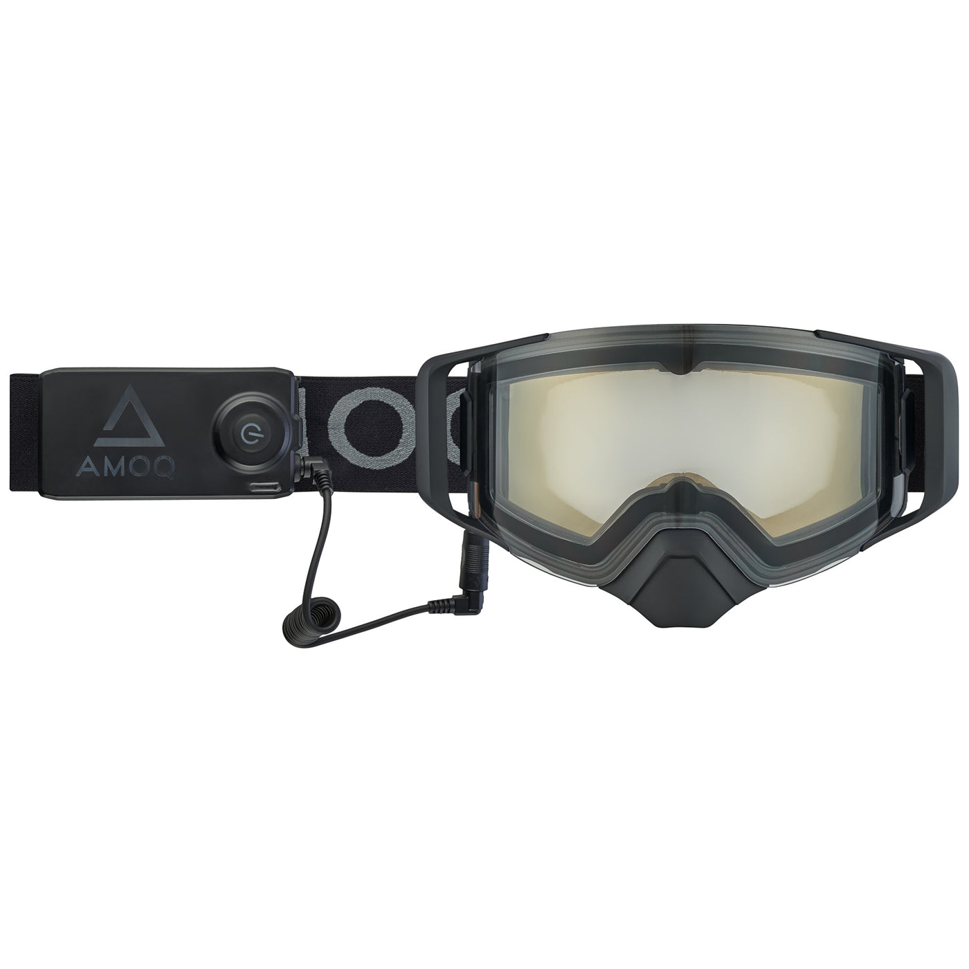 AMOQ Burner goggles Magnetic Dual Lens HEATED clear
