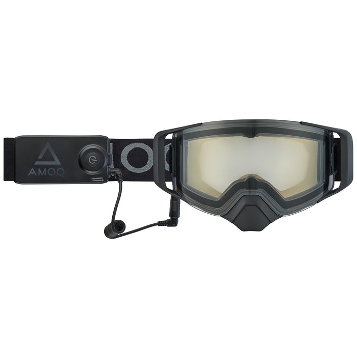 AMOQ Burner goggles Magnetic Dual Lens HEATED clear