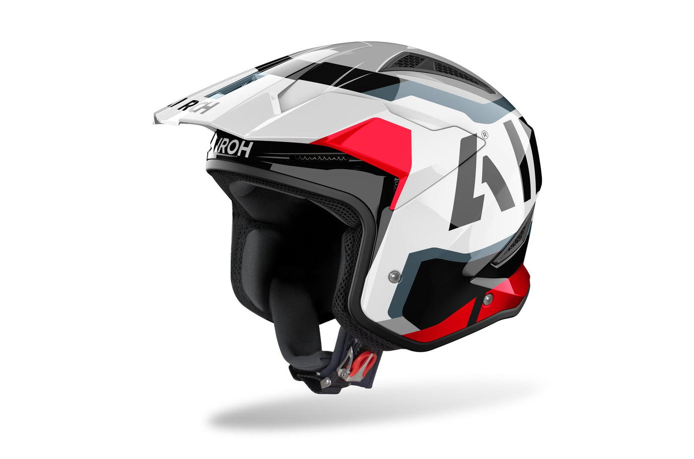 Airoh Helmet TRR II Jupiter Red Gloss