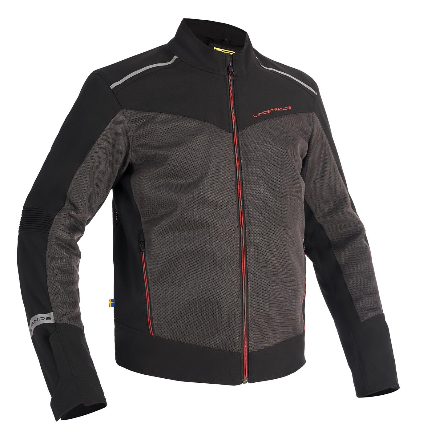 Lindstrands Textile Jacket Delsbo Black Grey