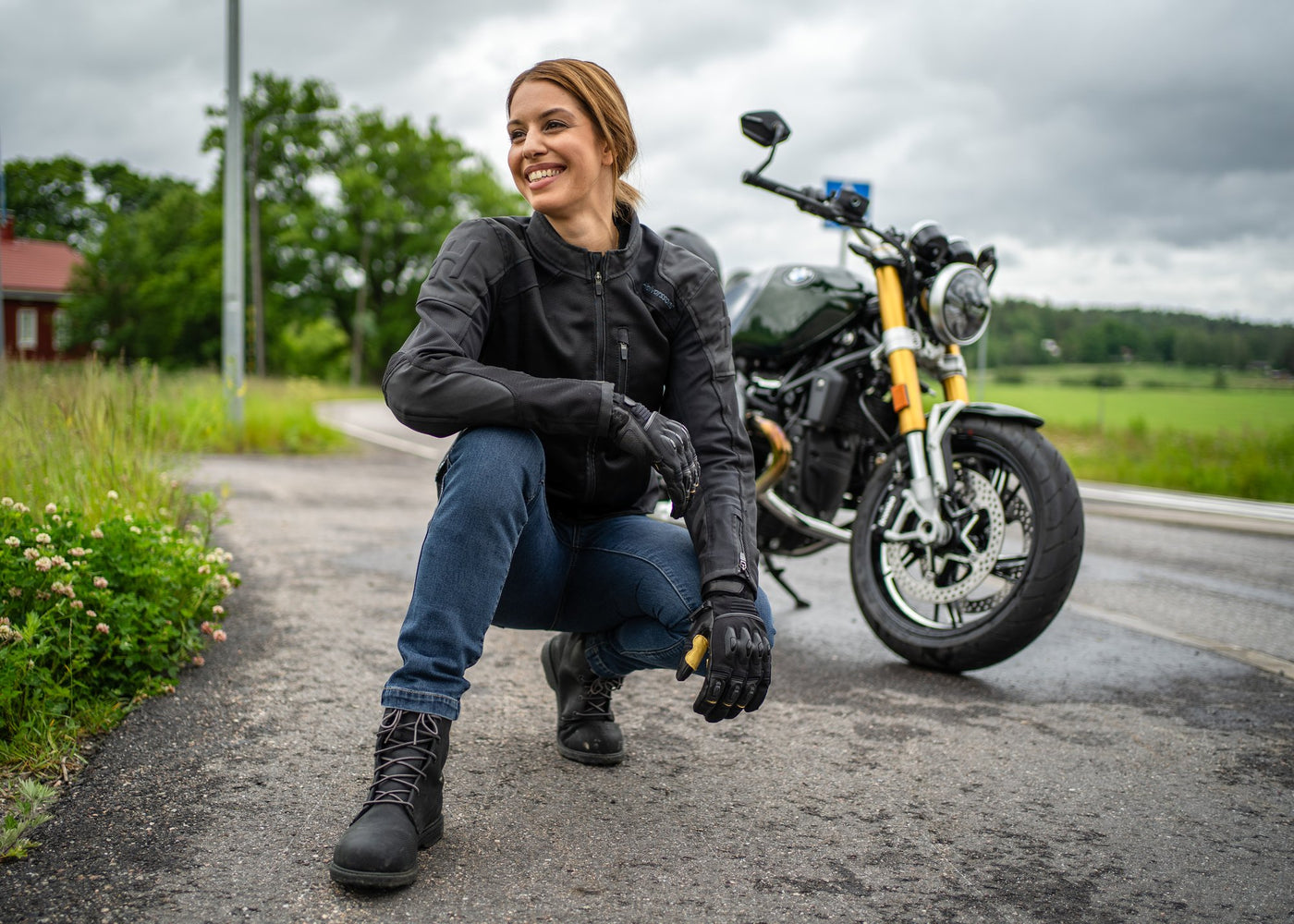 Halvarssons Textile Jacket Arvika Woman Black