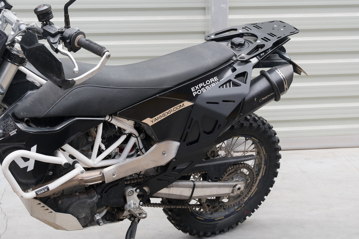 Yakk EXP Side pannier luggage rack Husqvarna 701 Enduro/Supermoto (16-25) black