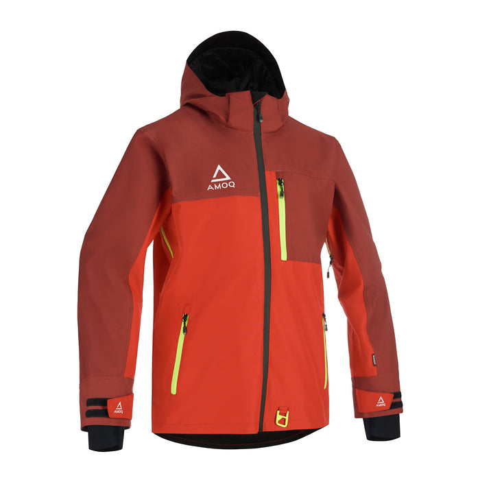 AMOQ Dynamic Jacket Insulated Dk Red/Red/Hivis