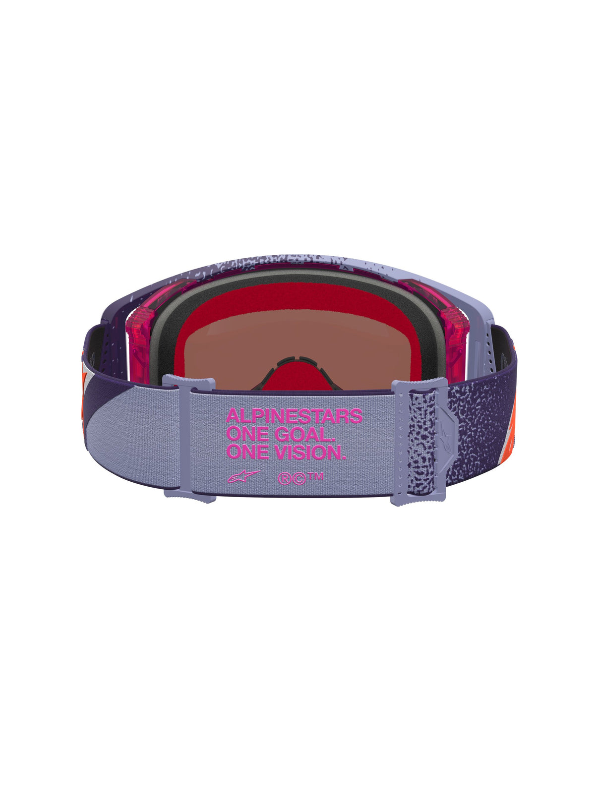 Alpinestars Goggle Supertech Hiten Purple Red Mirror Pink