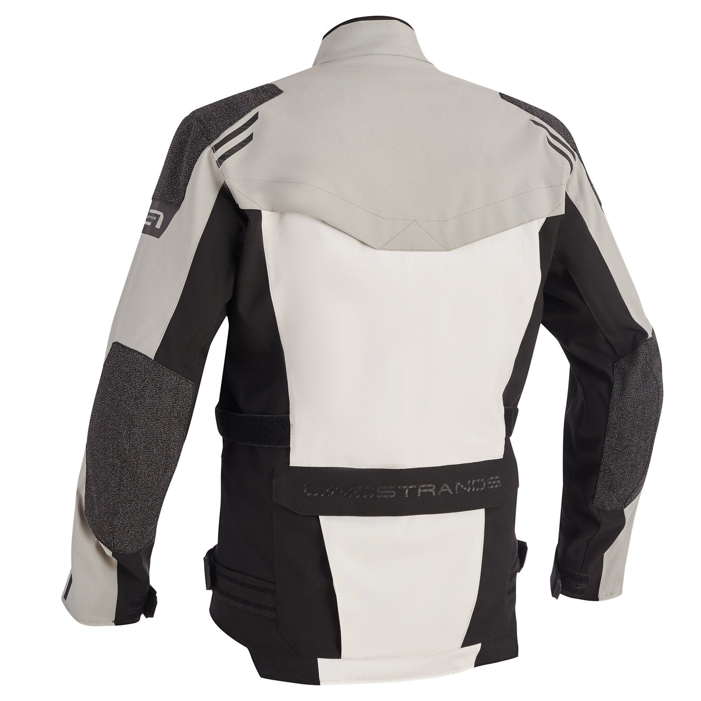 Lindstrands Textile Jacket Storbo Light Grey Black