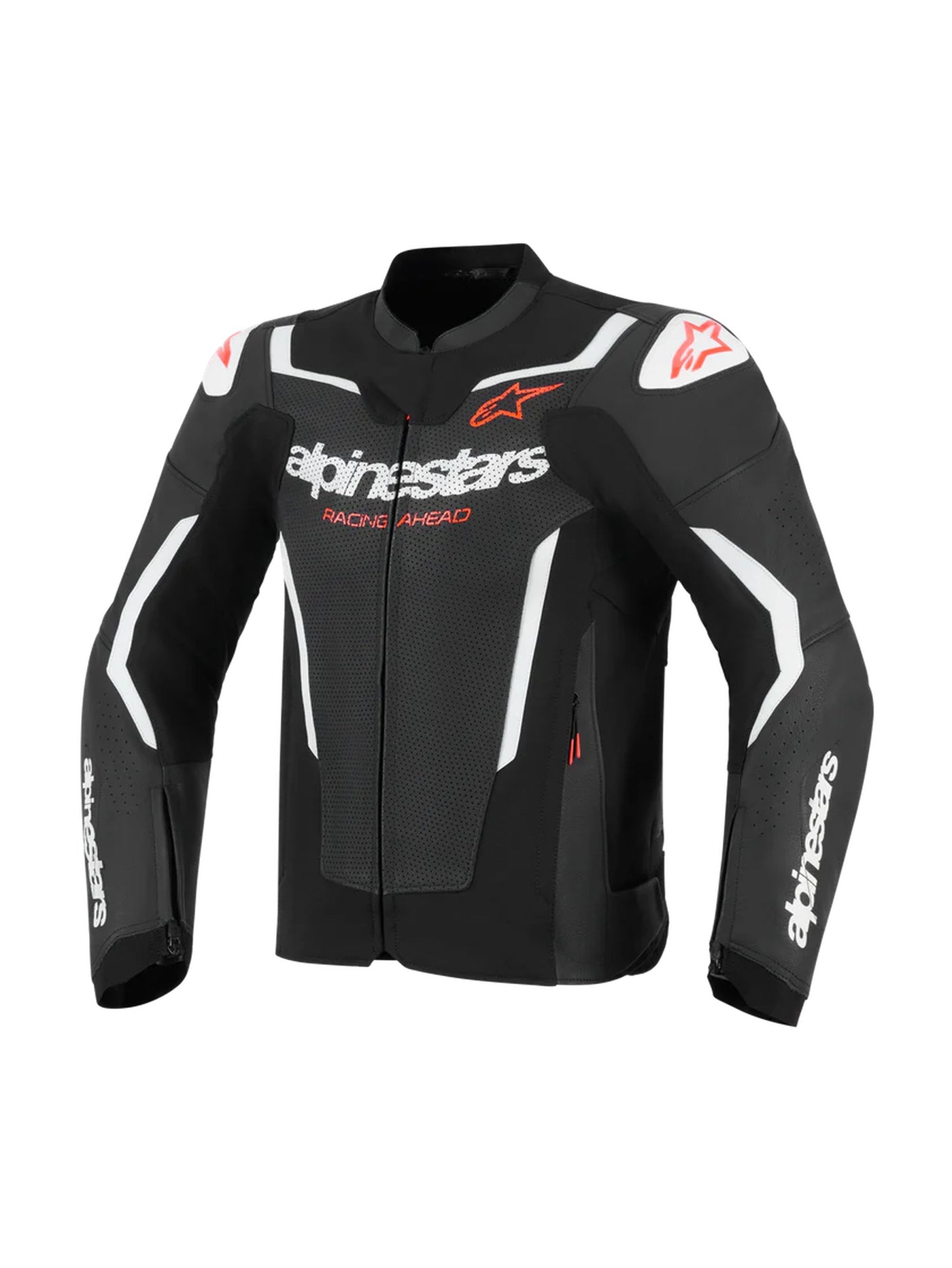 Alpinestars Leather Jacket GP Force v2 Airflow Black/White