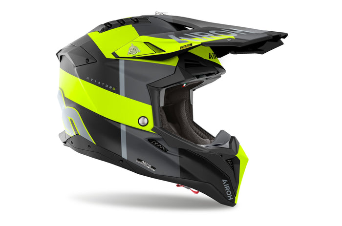 Airoh Helmet Aviator 3 Monarch Yellow Matt