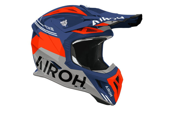 Airoh Helmet Aviator Ace 2 Fury Cerulean gloss