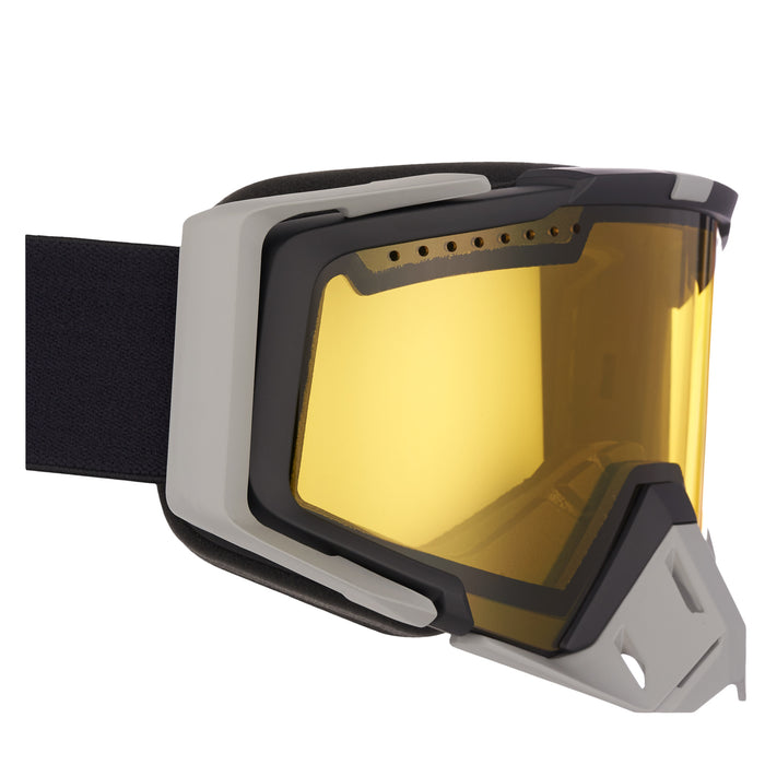 AMOQ Aster Snow Goggles Black-Grey Yellow