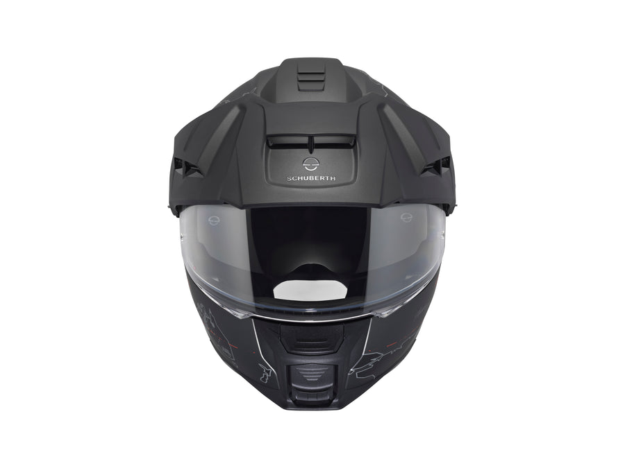 Schuberth Helmet E2 Atlas matt black/red