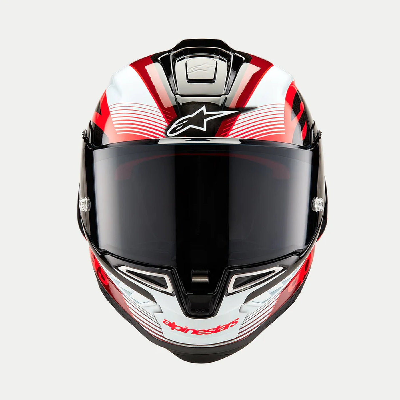 Alpinestars Helmet Supertech R10 Team Black/Carb/Red/White