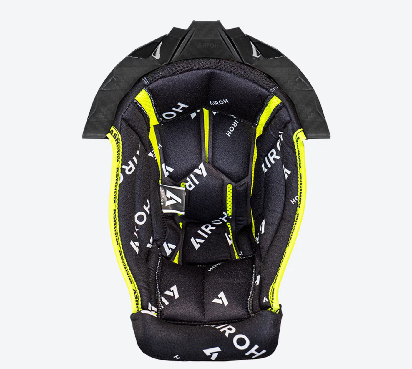 Airoh Twist 3 Crown padding Black/white + black sup.