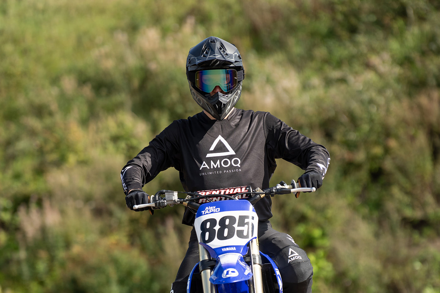 AMOQ Ascent Comp Jersey Black-White