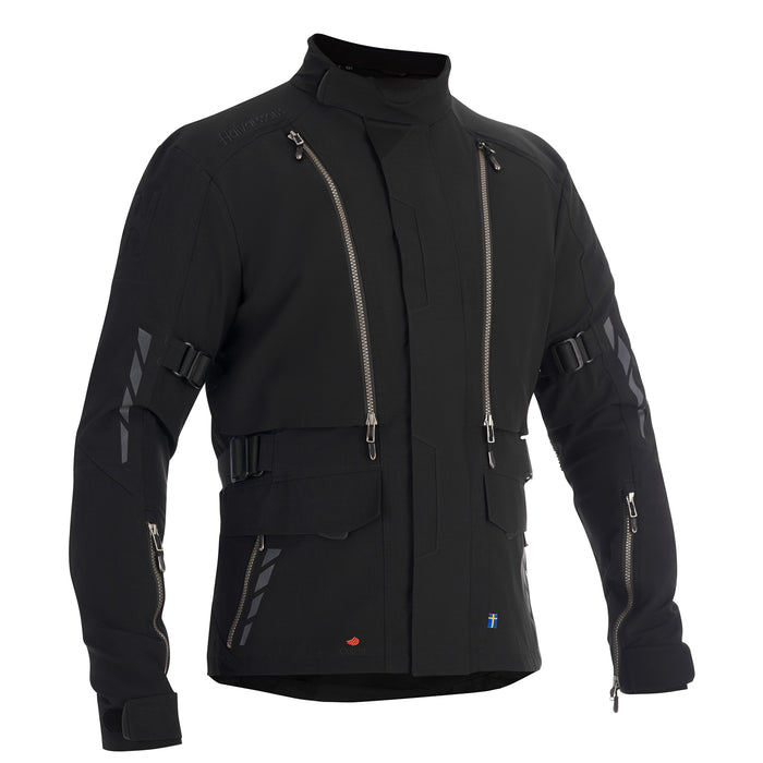 Halvarssons Textile jacket Vinvallen Black