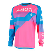 AMOQ Ascent Strive V2 Jersey Sky Blue-Pink