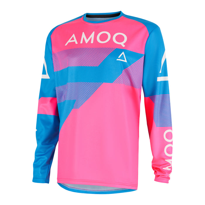 AMOQ Ascent Strive V2 Jersey Sky Blue-Pink