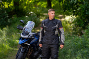 Lindstrands textile jacket Sylarna Black/light grey