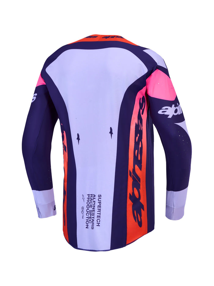 Alpinestars Jersey Supertech Dyna Violet/Purple/Pink Fluo