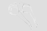 Yakk EXP Side carrier Husqvarna 701 Enduro/Supermoto (16-25) white