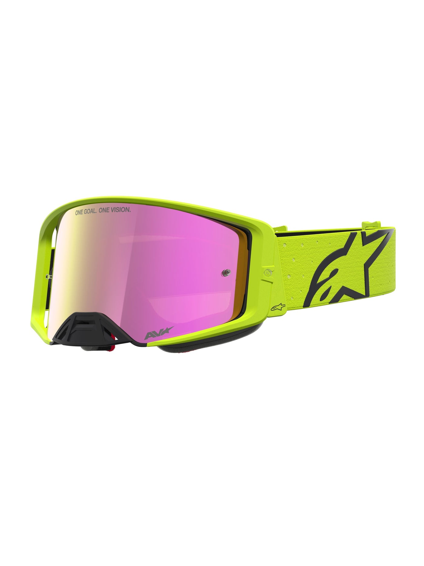 Alpinestars Goggle Supertech Vesta Yellow Fluo Black Mirror Red