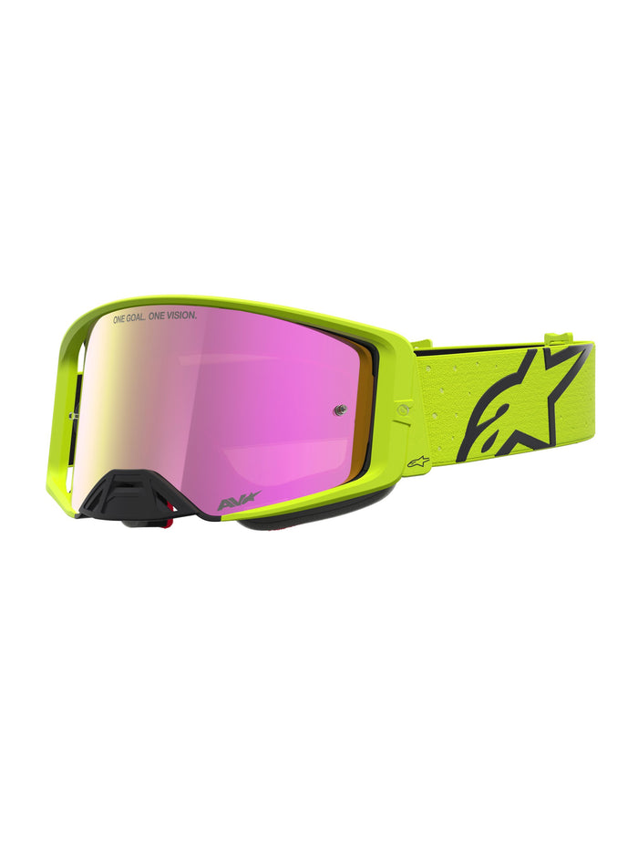 Alpinestars Goggle Supertech Vesta Yellow Fluo Black Mirror Red