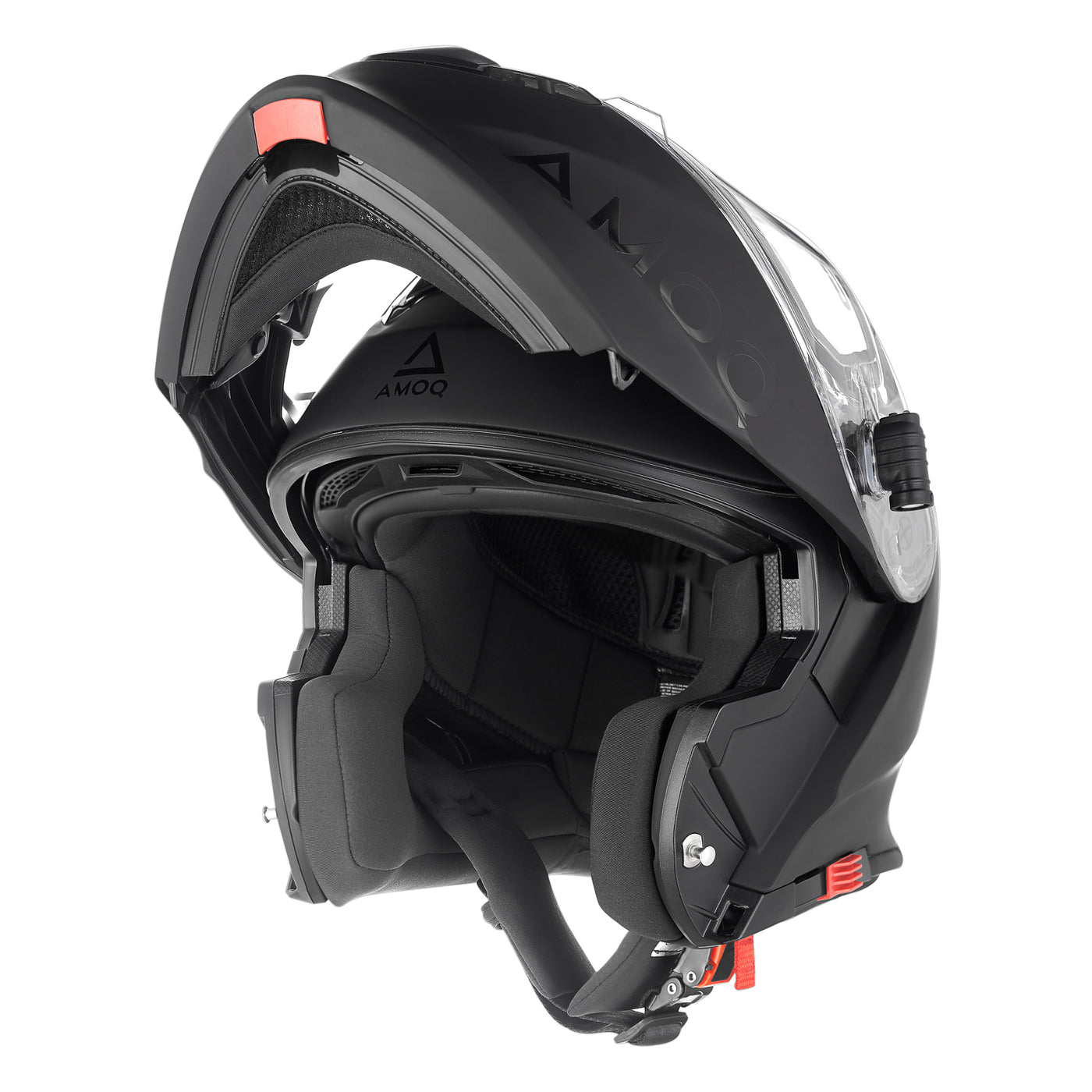 AMOQ Protean Flip-Up Helmet Electric Visor Blackout