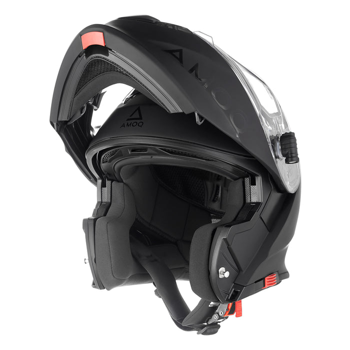 AMOQ Protean Flip-Up Helmet Electric Visor Blackout