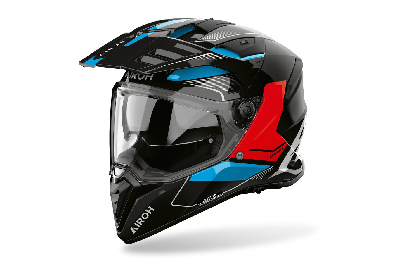 Airoh Helmet Bandit Tune blue/red gloss