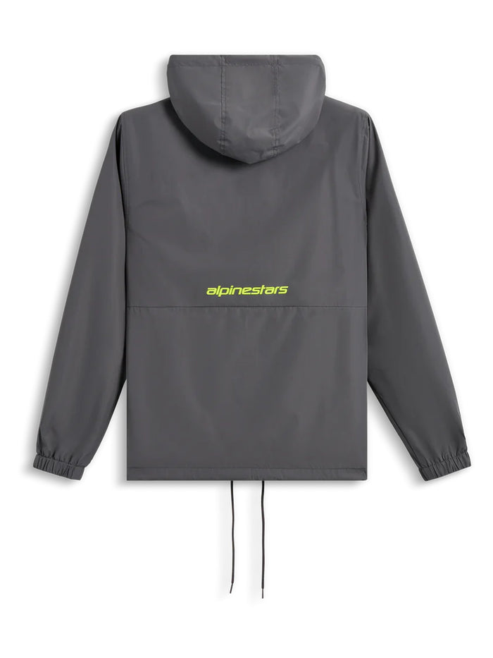 Alpinestars Jacket Speeder Chromium Windbreaker Charcoal Fluo Yellow