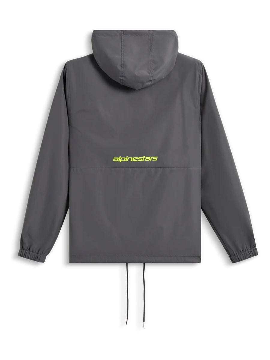 Alpinestars Jacket Speeder Chromium Windbreaker Charcoal Fluo Yellow