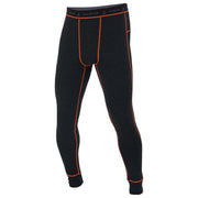 AMOQ 100% Merino Base Layer Pants Gray/Orange