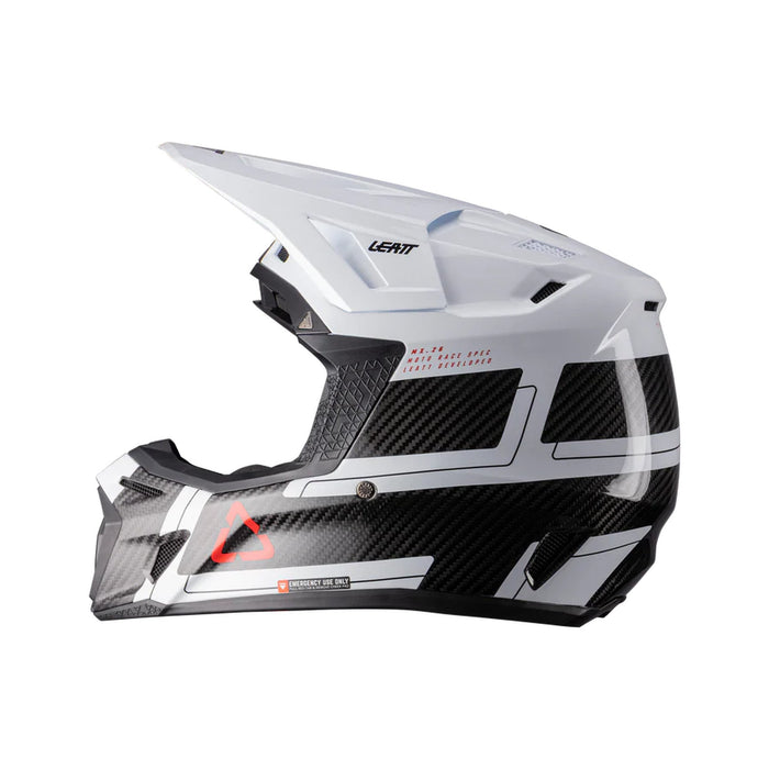 Leatt Helmet Kit Moto 9.5 Carbon/White V26