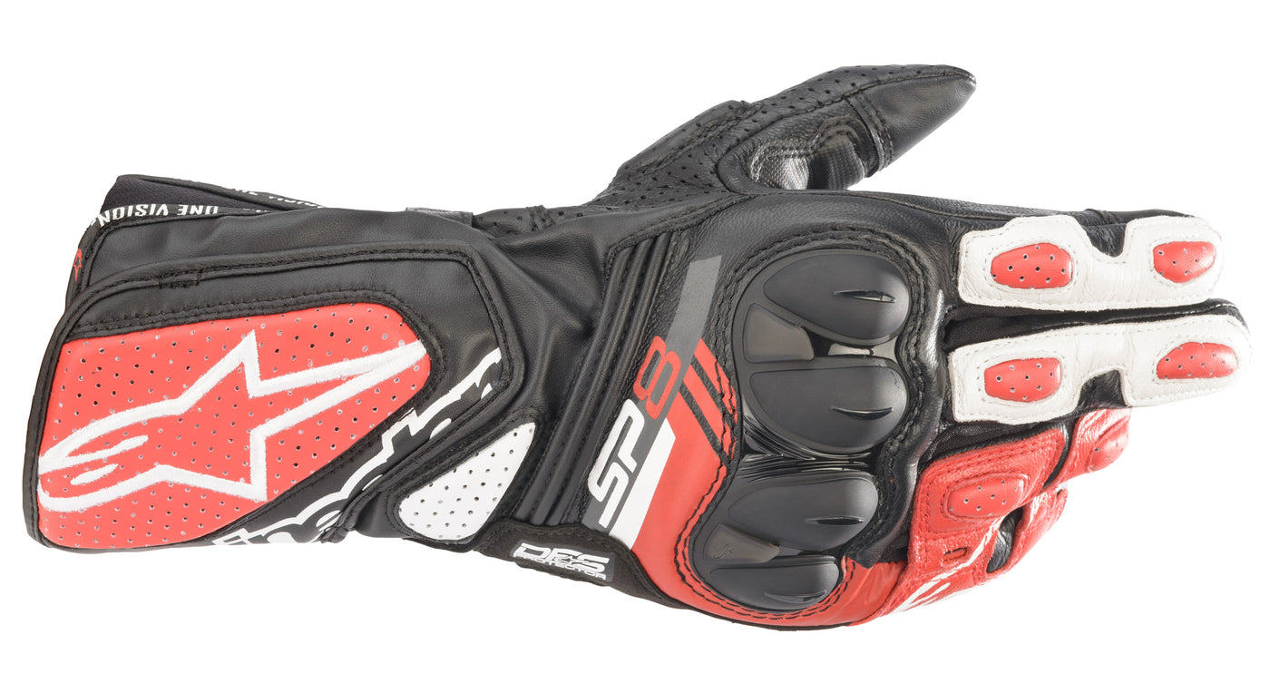 Alpinestars Glove SP-8 v3 Black/White/Red