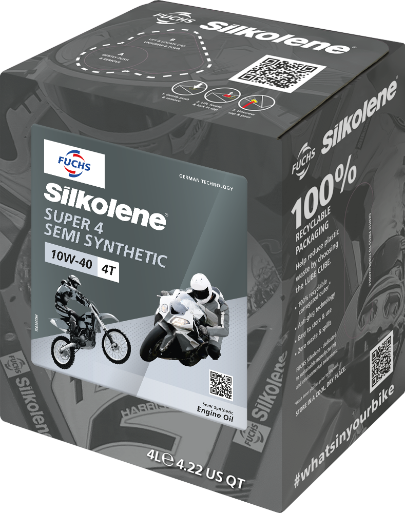 Silkolene Super 4 10W-40 4L CUBE (4)