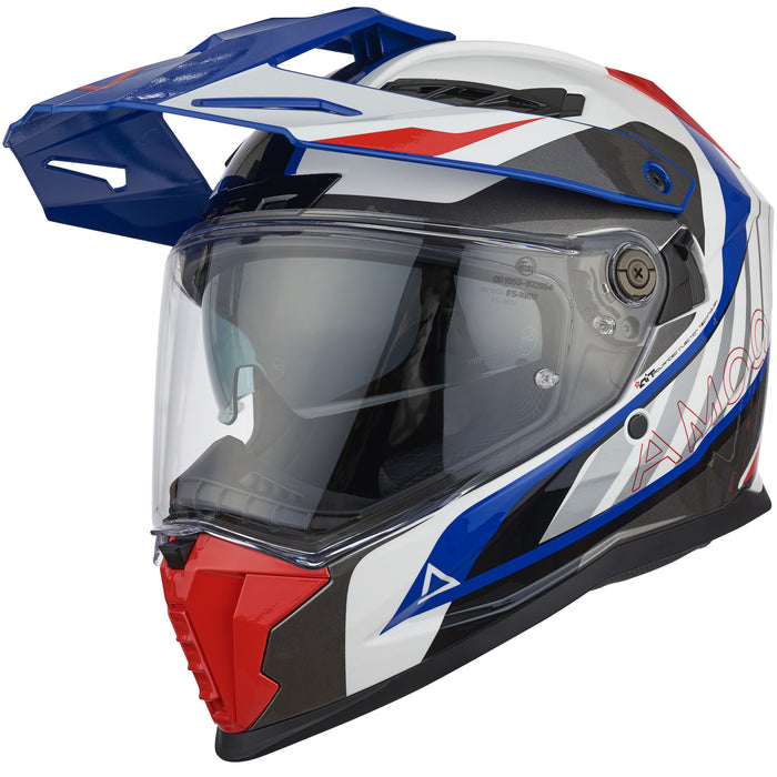 AMOQ Helmet AI100 Mojave white/red/blue