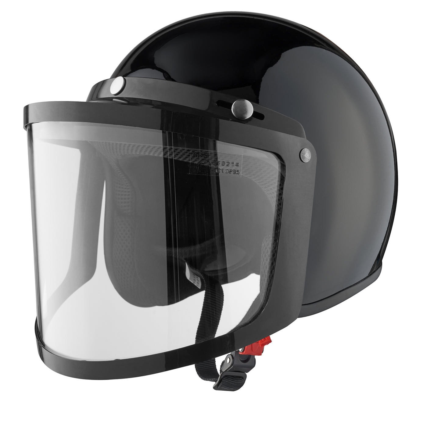 Snowpeople Basic Jet helmet Double visor black