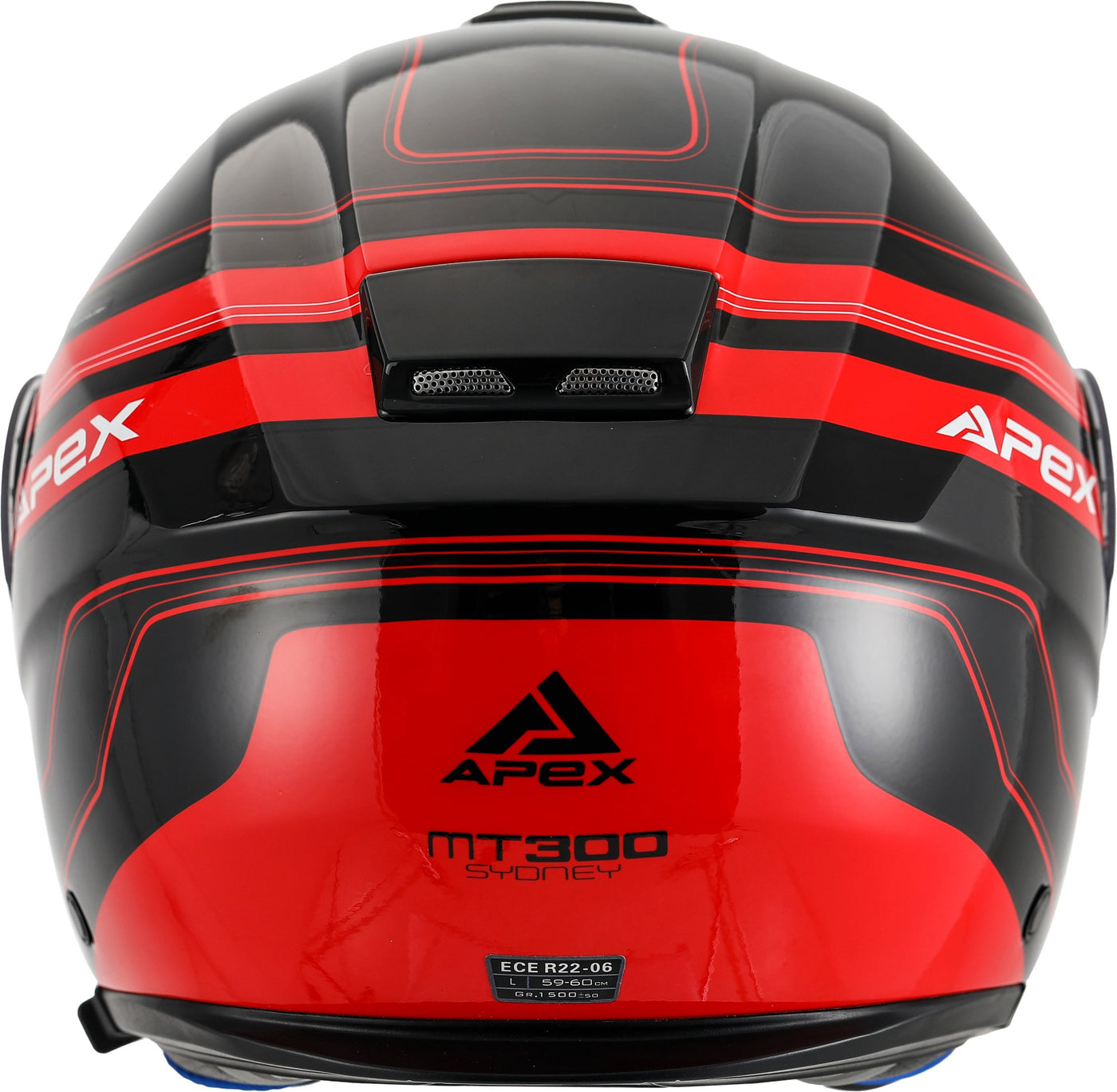 APEX Helmet MT300 Sydney black/red