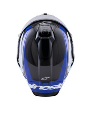 Alpinestars Helmet Supertech S-R10 Arius Black/White/Blue