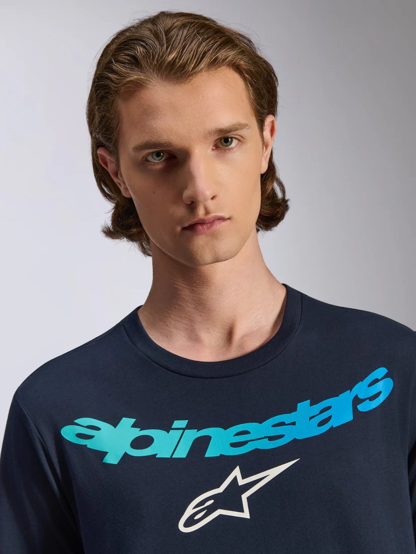 Alpinestars T-Shirt Collared SS CSF Blue