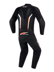 Alpinestars Leather suit 1PCS GP Force V2 Black/White/Fluo Red