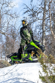 AMOQ Dynamic Monosuit Insulated Black/Military Green/Hivis
