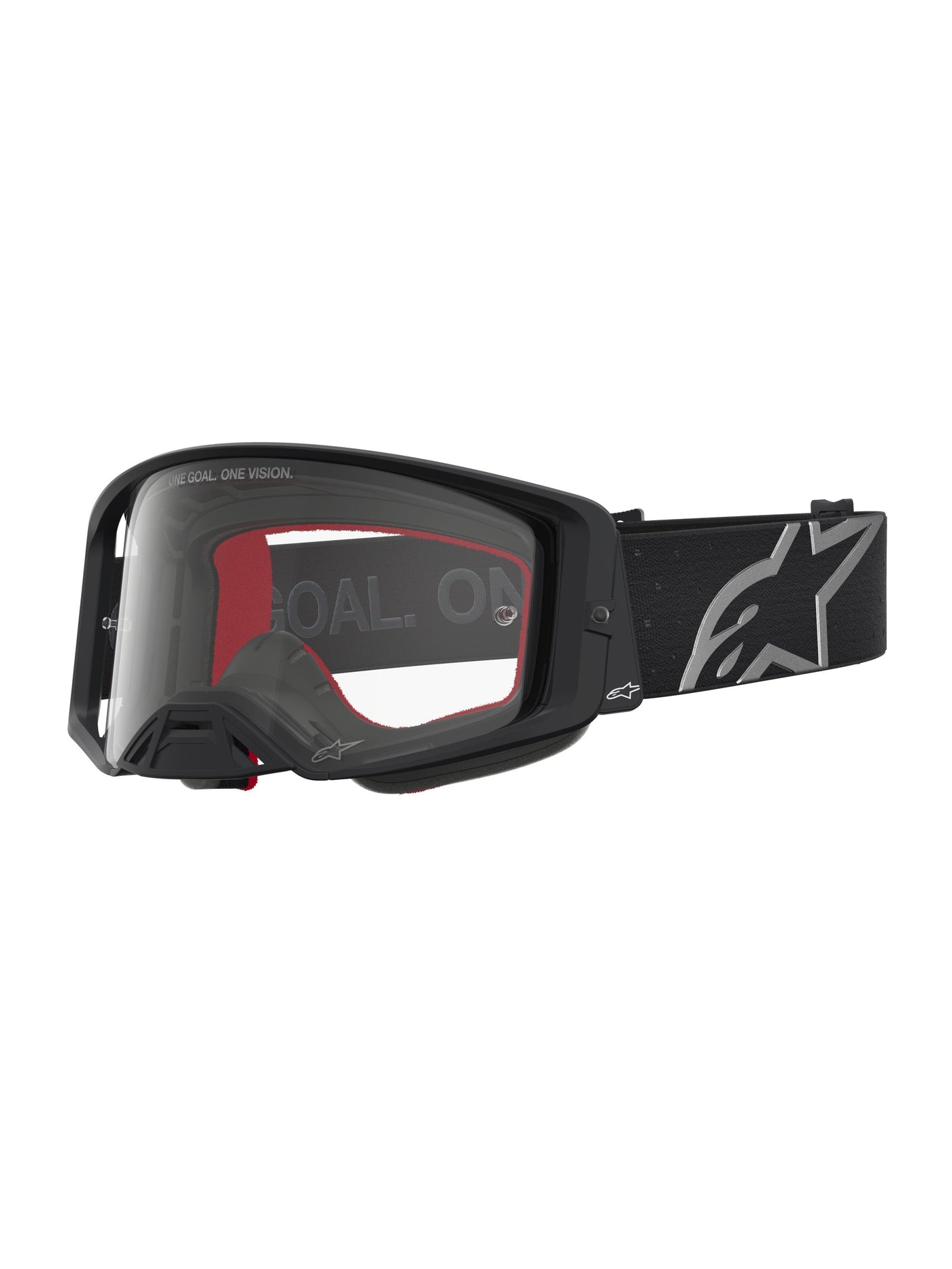 Alpinestars Goggle Supertech Vesta Black Matte Silver Clear