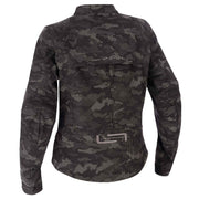 Lindstrands Textile jacket Fryken Woman Black/reflecting pattern