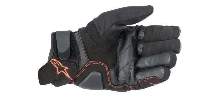 Alpinestars Glove SMX-1 Waterproof Black/Red Fluo