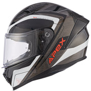APEX Helmet FI100 Valencia grey/black/red