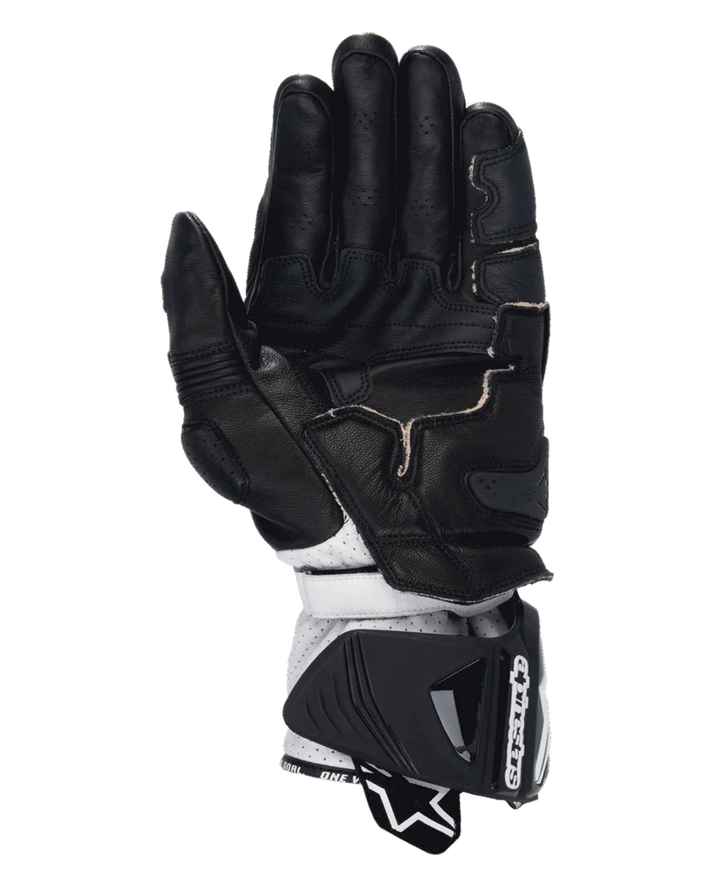 Alpinestars Gloves GP Pro v4 Black/Red Fluo/White